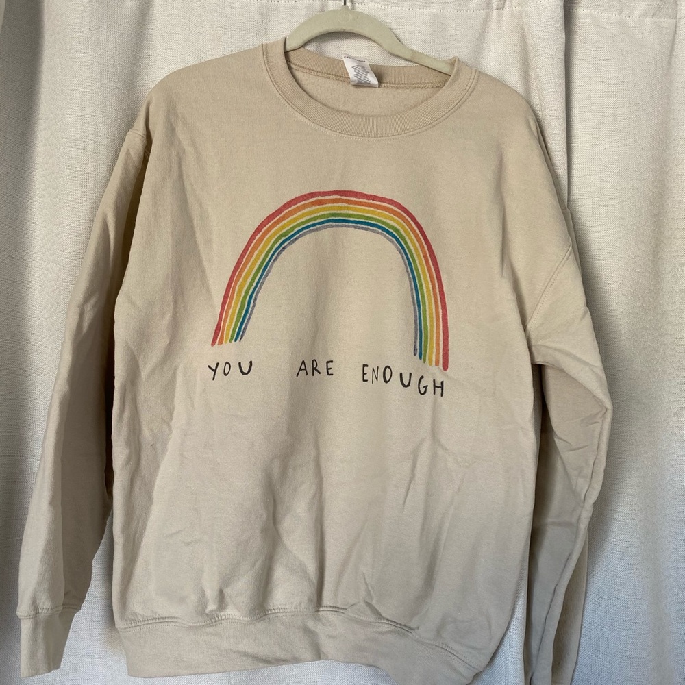 Crew neck sweat shirt